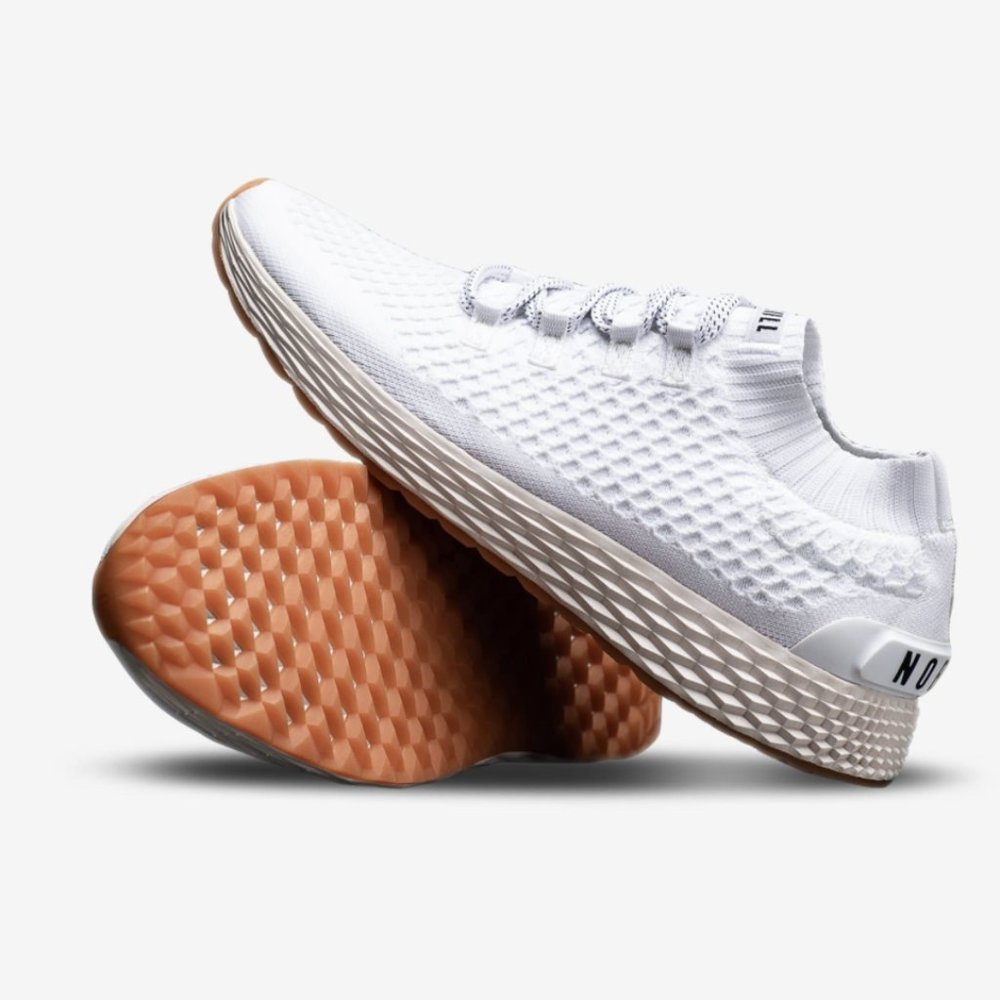 NOBULL White Knit Runner (Women's)